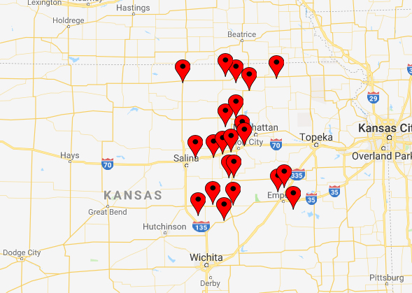 Multi-county consortium in North Central Kansas with 31 branches